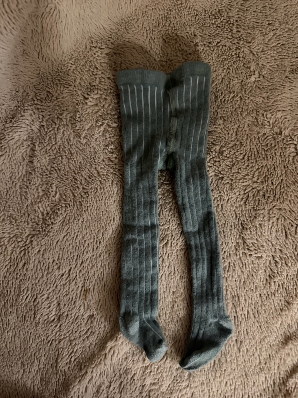 kate quinn Gray Ribbed Tights